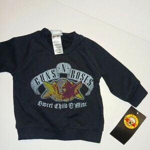 Baby Guns & Roses Sweatshirt- "Sweet Child of Mine" NWT Sz 0-3 months